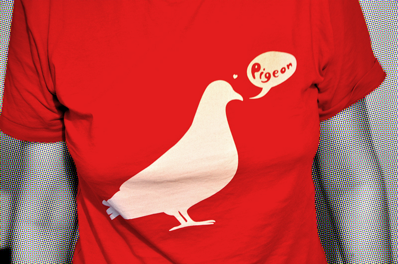 T-shirt pigeon