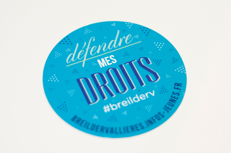 Stickers Breil Dervallières Mairie de Nantes